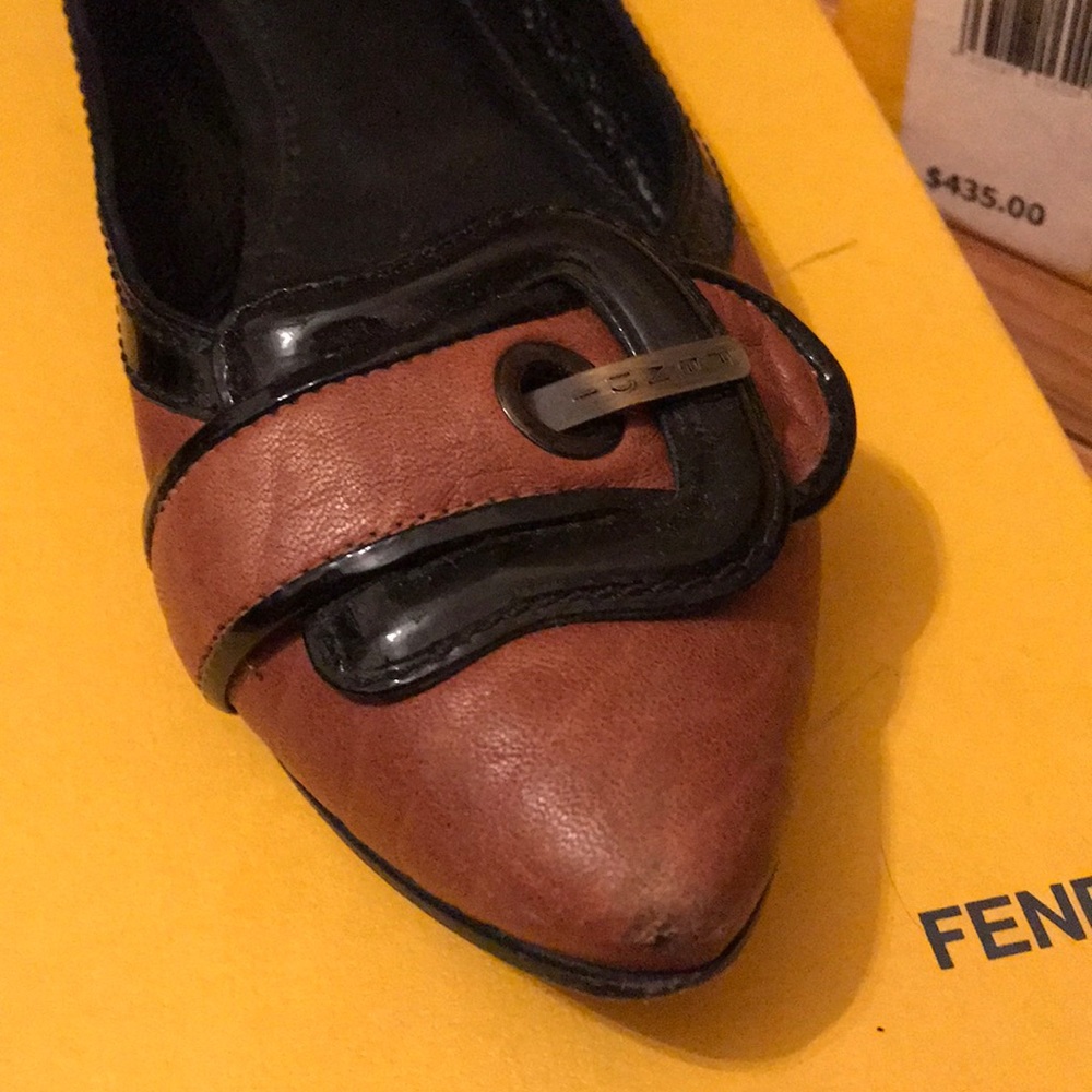 Fendi shoes- buckle flats - Picture 3 of 5